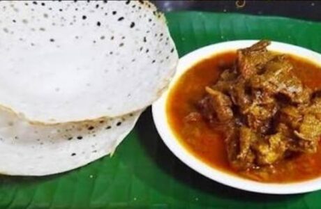 Appam and mutton breakfast roomsNrides